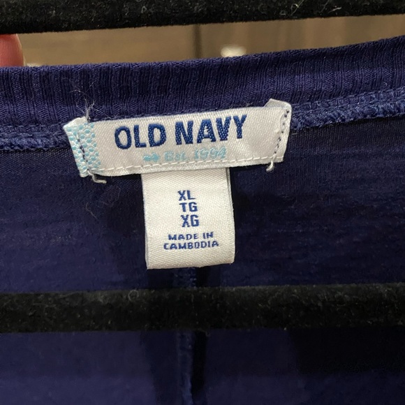 Women’s OLD NAVY BLUE casual shirt top blouse size XL - Picture 3 of 5